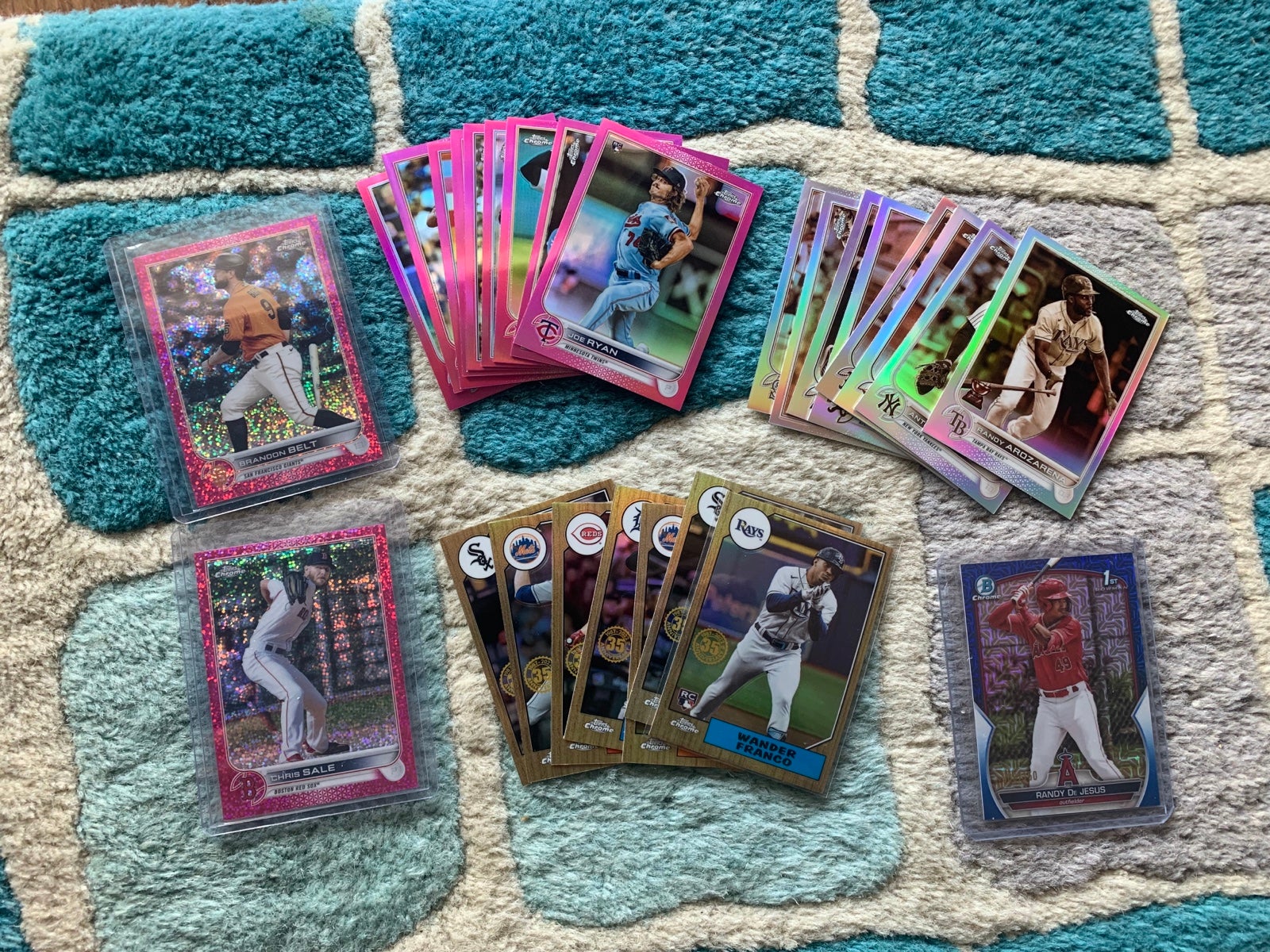 2022 topps chrome lot Franco rookie