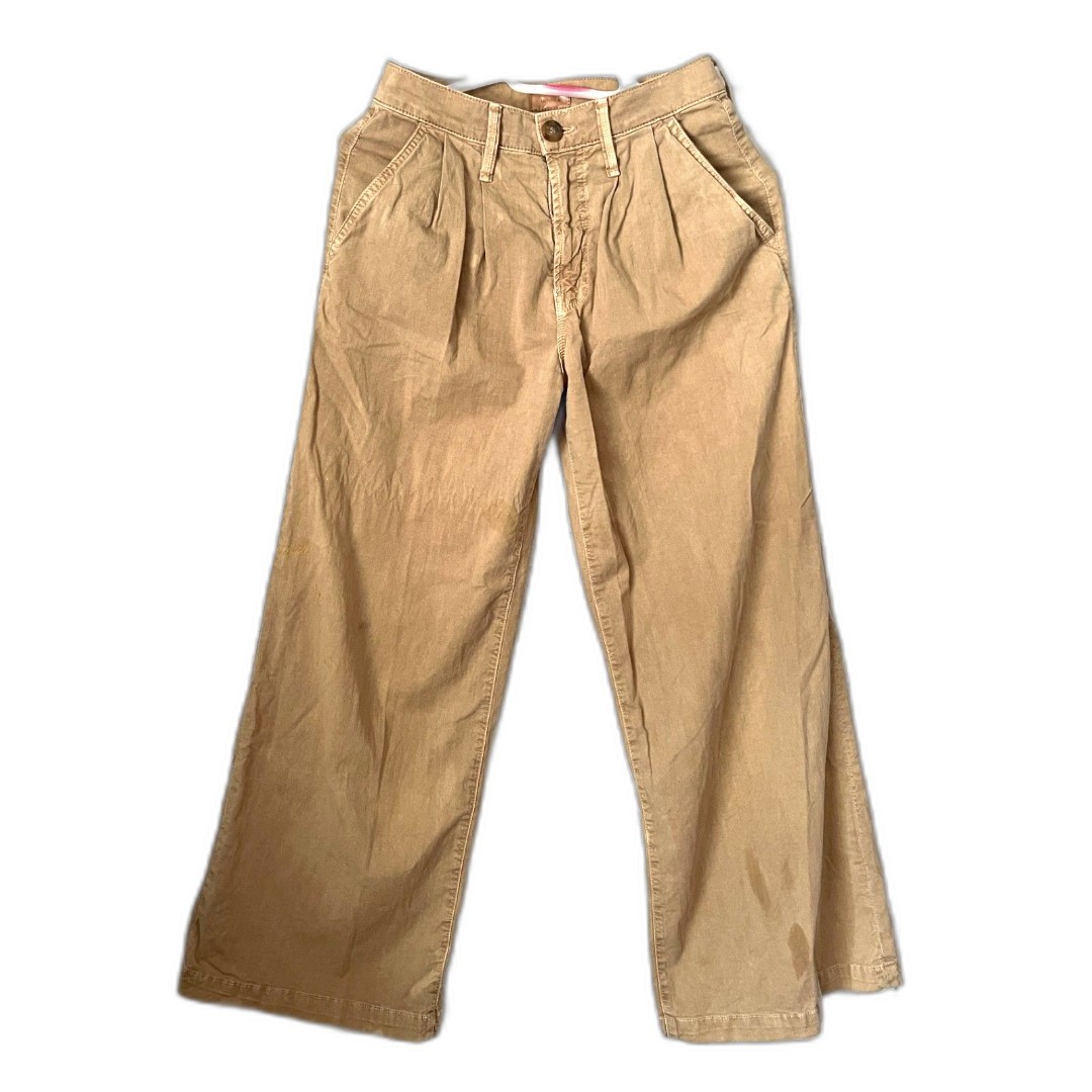 MOTHER The Pouty Prep Crop Cuff More Than Words Pants Trousers Women's Size 25