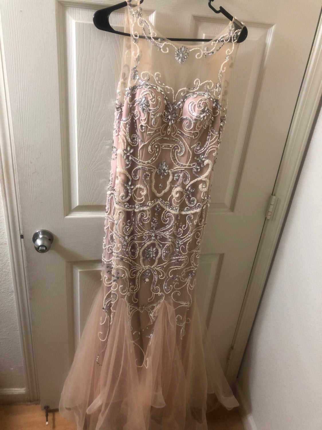 mermaid beaded gown