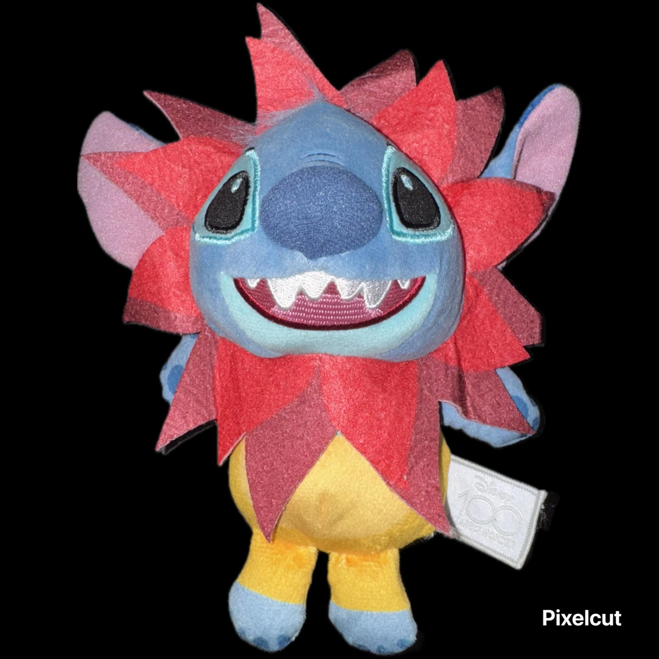 Disney 100 Years Of Wonder Stitch In Costume As Simba Stuffed Plush
