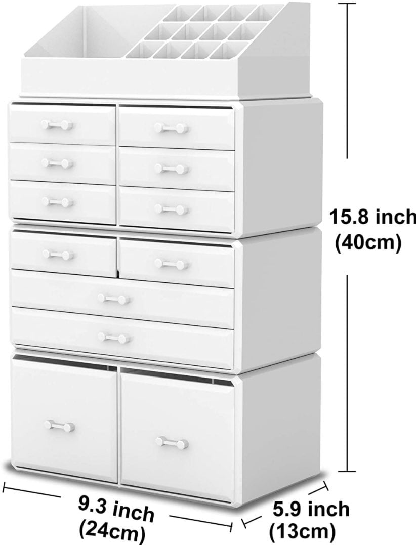 Cosmetic and makeup organizer