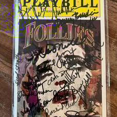 Broadway Show Playbill Follies Signed