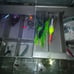 Fishing poles lures full tackle box.