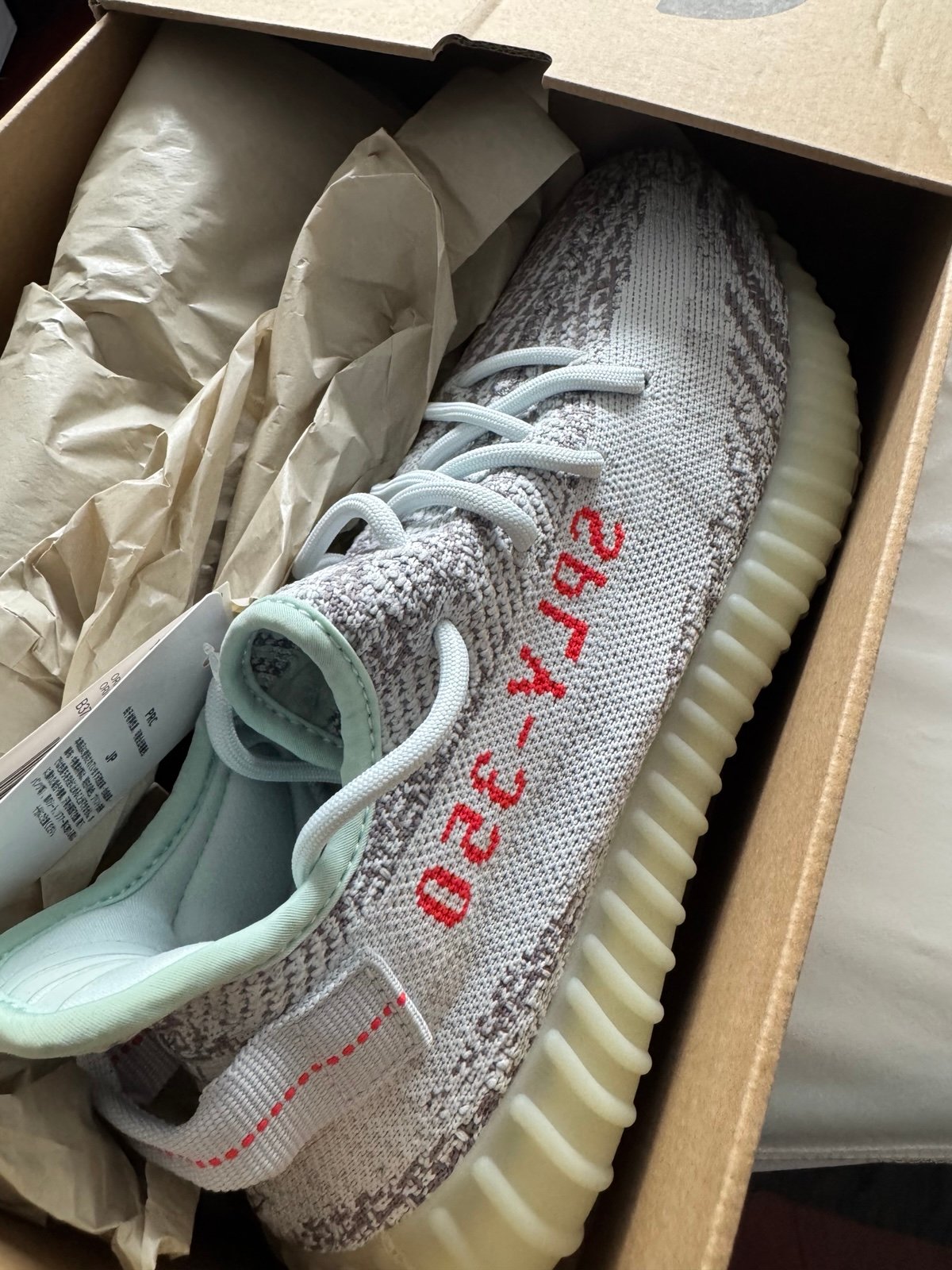 Yeezy Boost 350 V2 Teal / Blutin Men’s 9.5 NEW Authentic