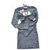Tuckernuck Solid & Striped Tilly mini Dress cut out Midnight Blue Eggshell Sz M