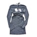 Tuckernuck Solid & Striped Tilly mini Dress cut out Midnight Blue Eggshell Sz M