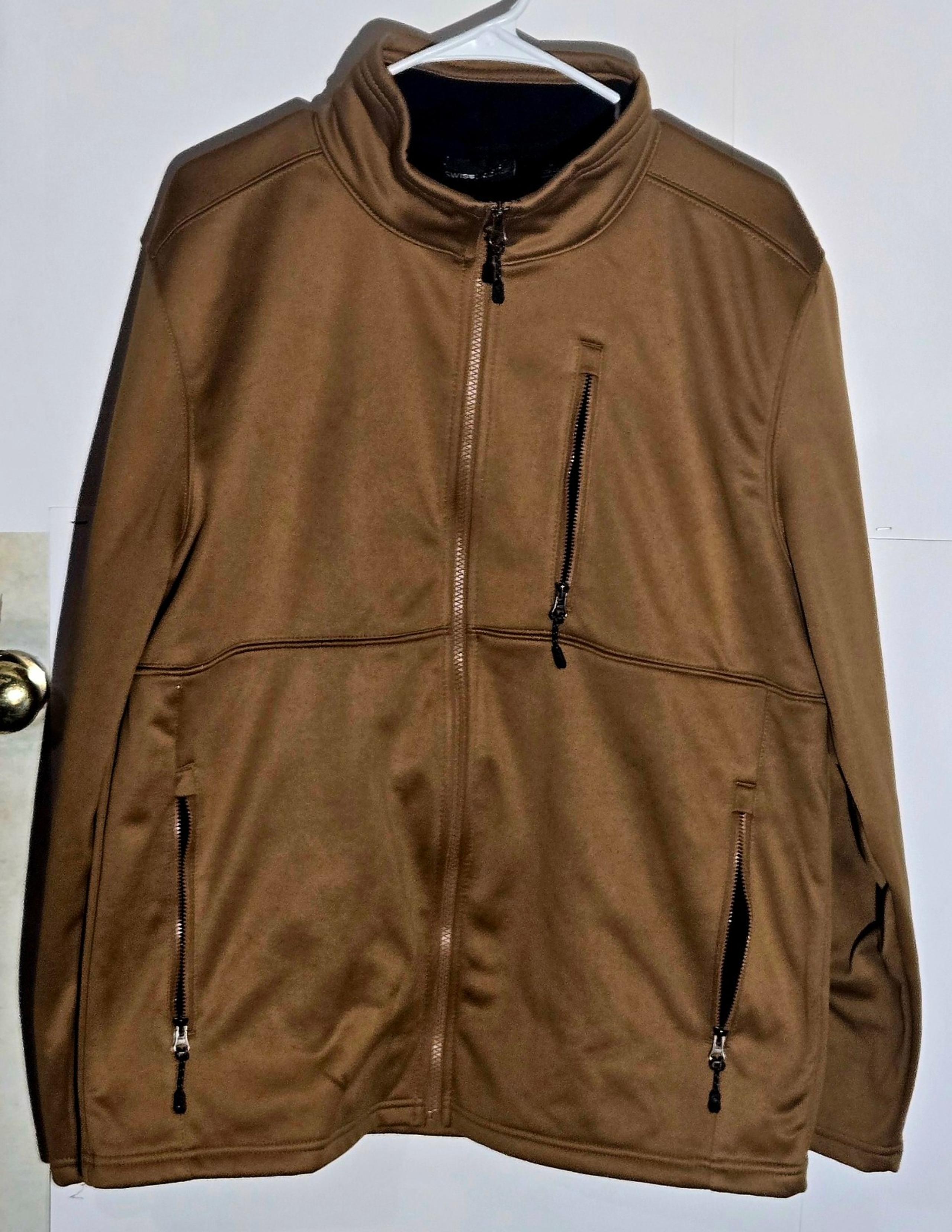 Swiss tech zip up jacket mens meduim