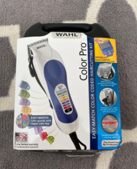 New Clipper USA Color Pro Complete Haircutting Kit with Easy Color Coded Guide