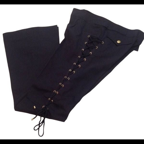 NWT Cache Navy Blue With Grommets Pants