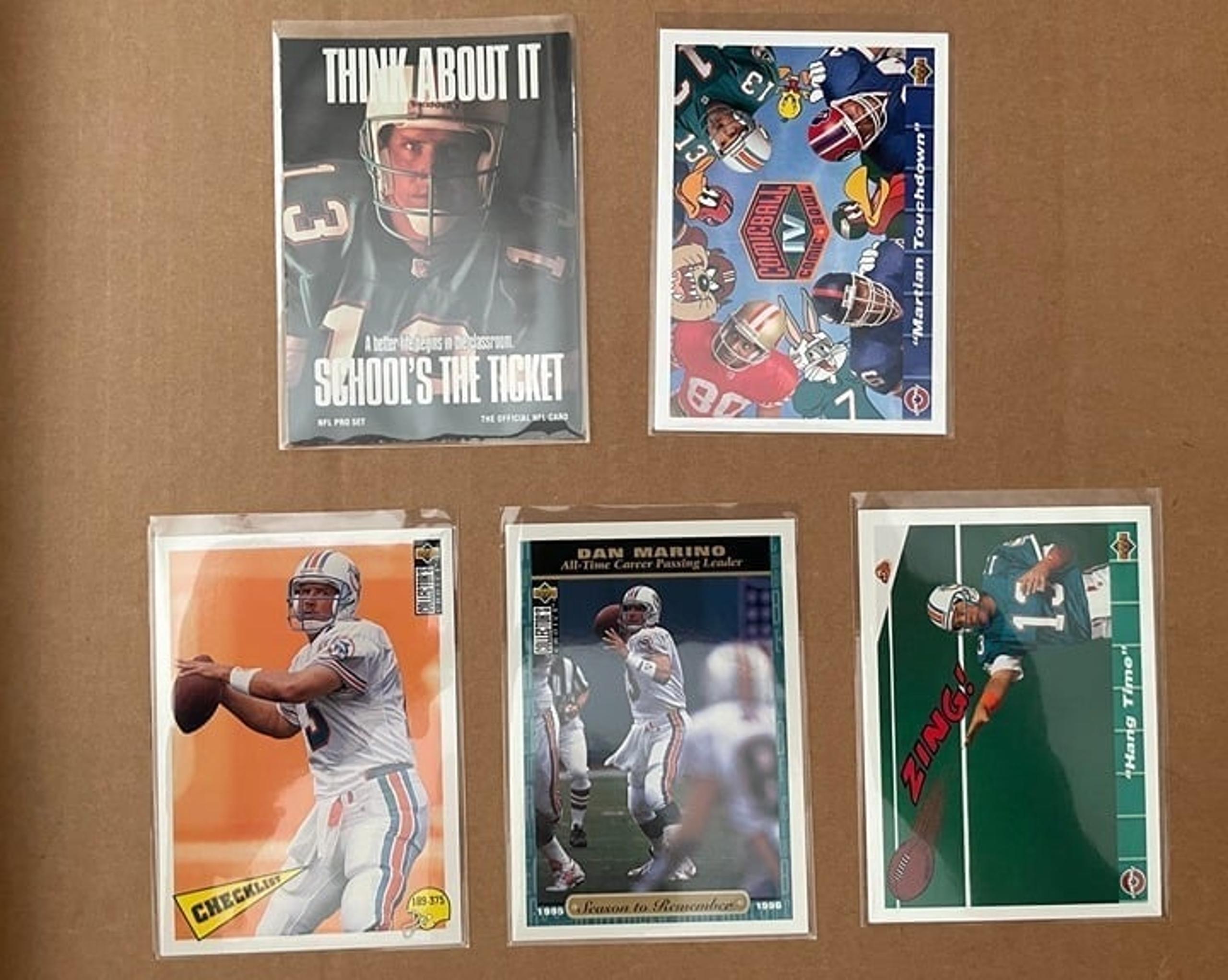 Lot of Dan Marino Football Cards