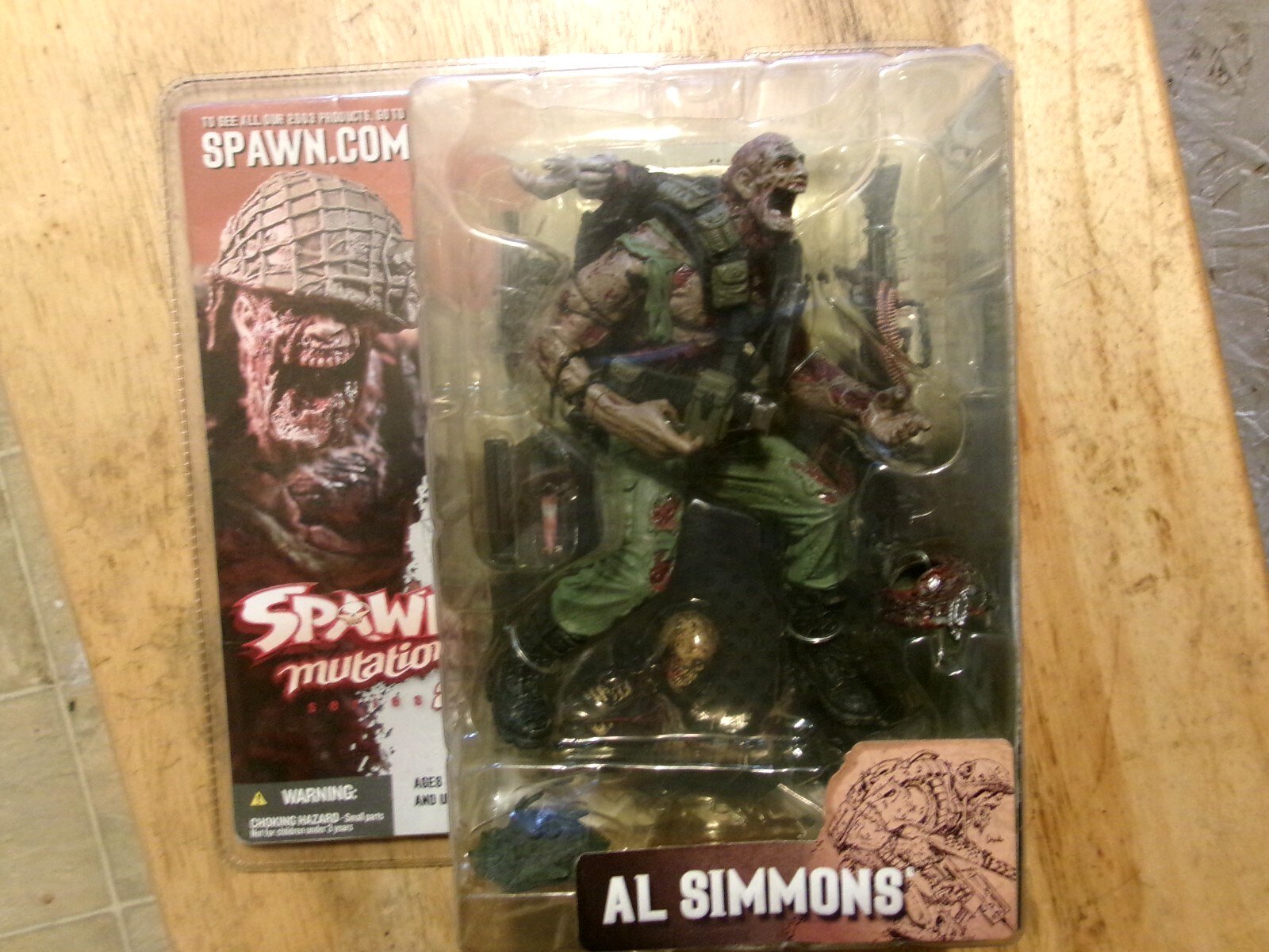 Spawn Mutations Al Simmons Action Figure Series 23 Mcfarlane 2003 Sealed