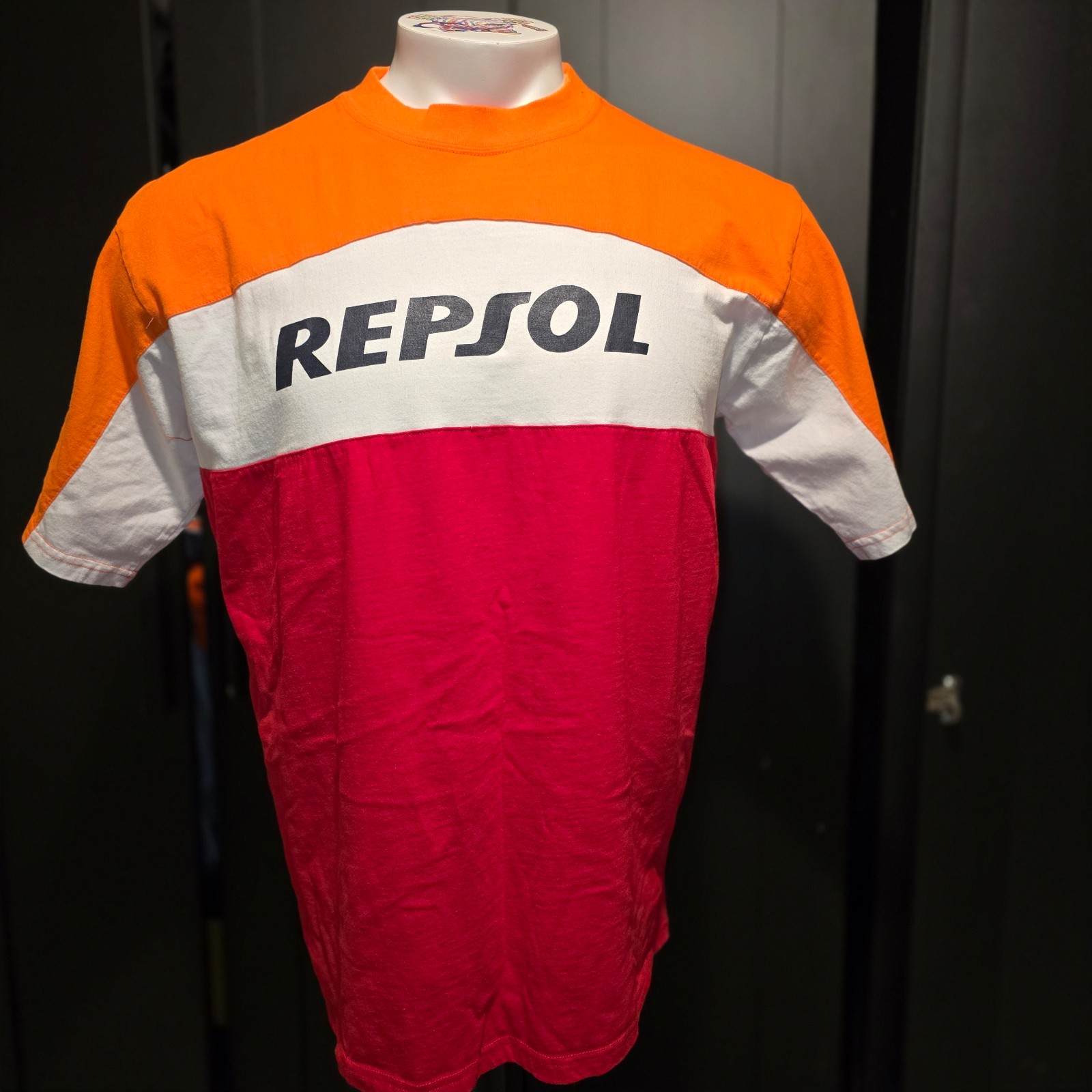 Repsol Superbike Vintage Honda Racing Moto T Shirt Mens Large