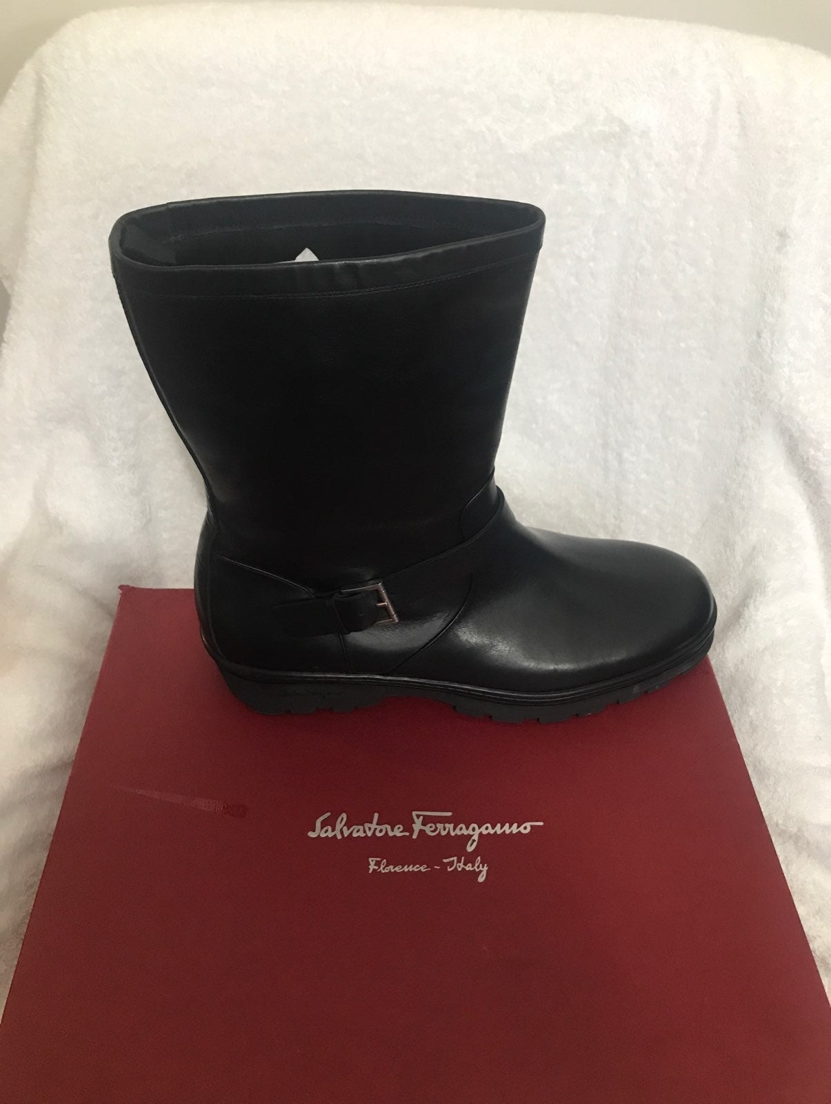 Size 9.5 Salvatore ferragamo men boots