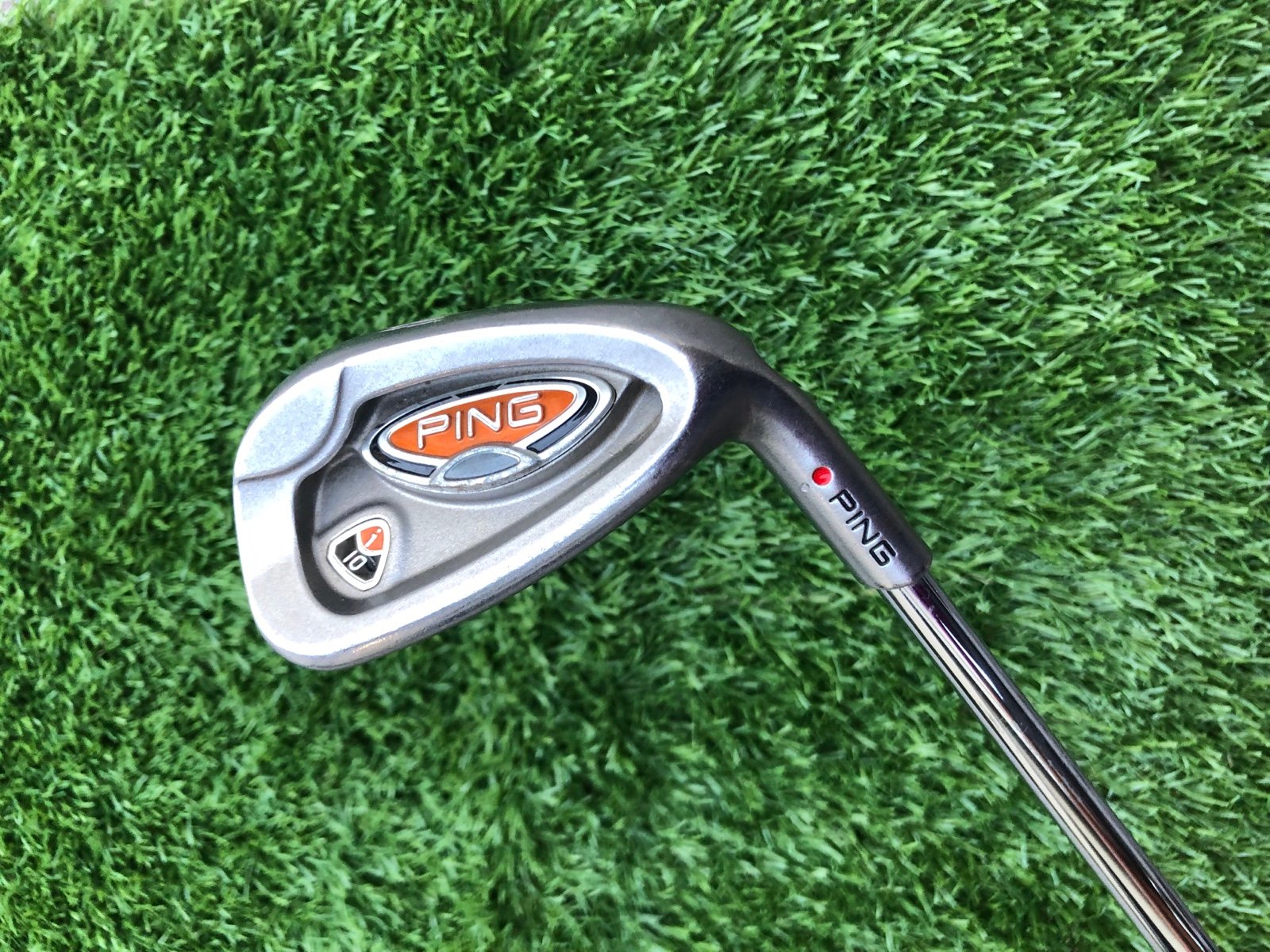 PING i10 W Wedge Red Dot PING AWT Reg Flex Steel Shaft RH