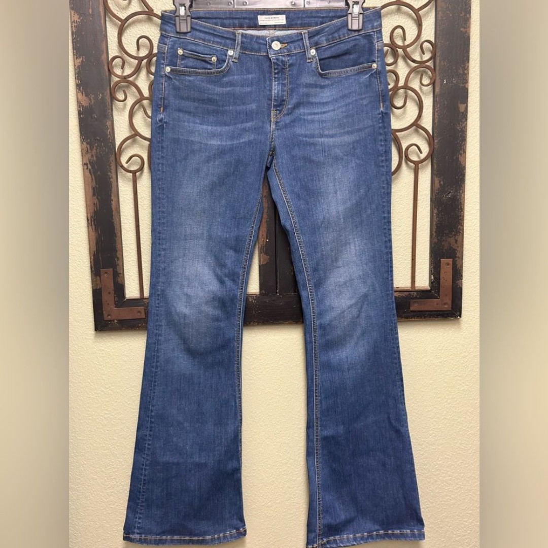 Zara flare blue jean