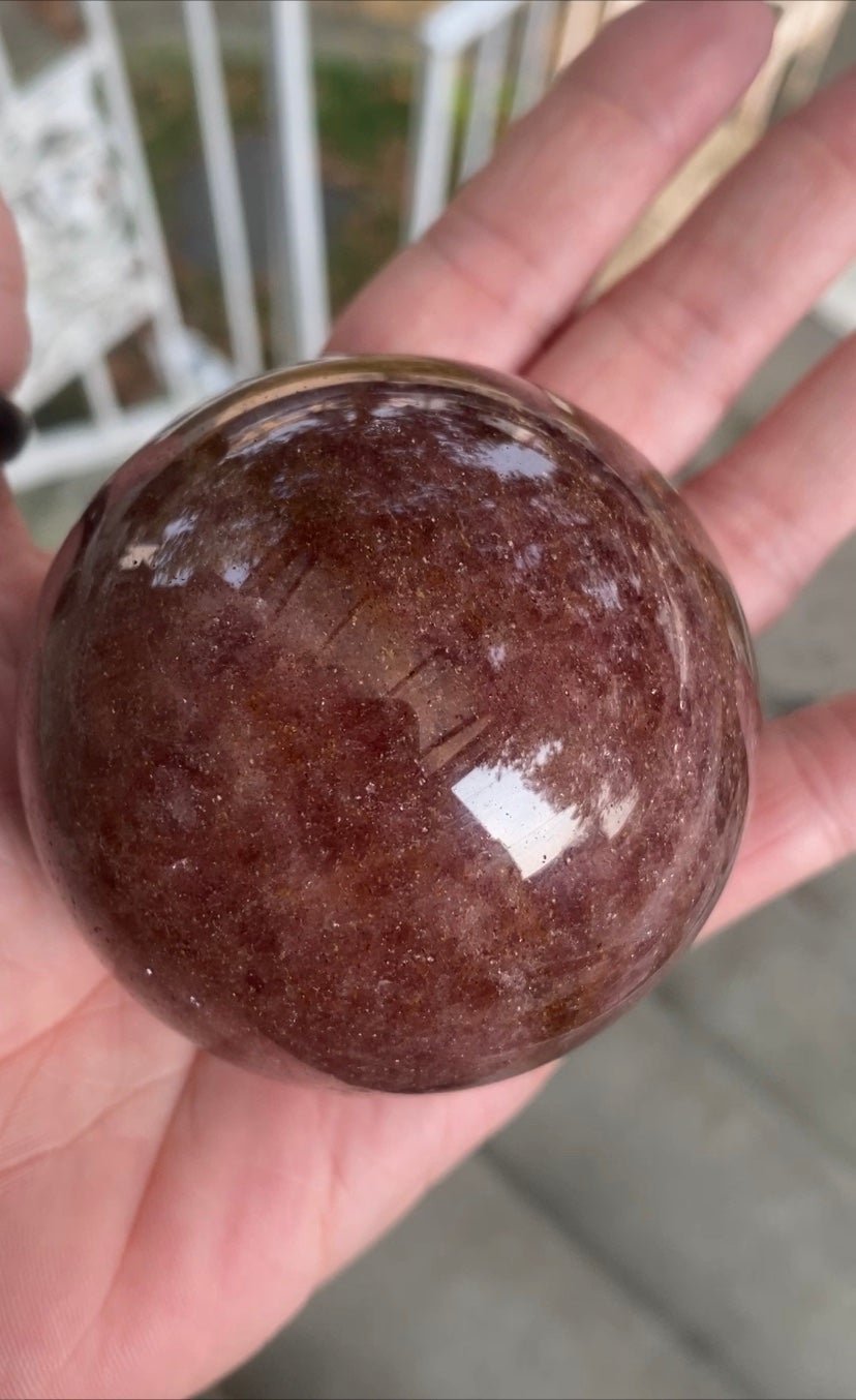 Strawberry Quartz Sphere