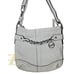 COACH Shoulder Bag SLV Solid Color F19722