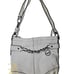 COACH Shoulder Bag SLV Solid Color F19722