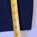 Adrienne Vittadini Womens Long Sleeve Knit Gold Tone Chain Navy Cardigan Large