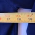 Adrienne Vittadini Womens Long Sleeve Knit Gold Tone Chain Navy Cardigan Large