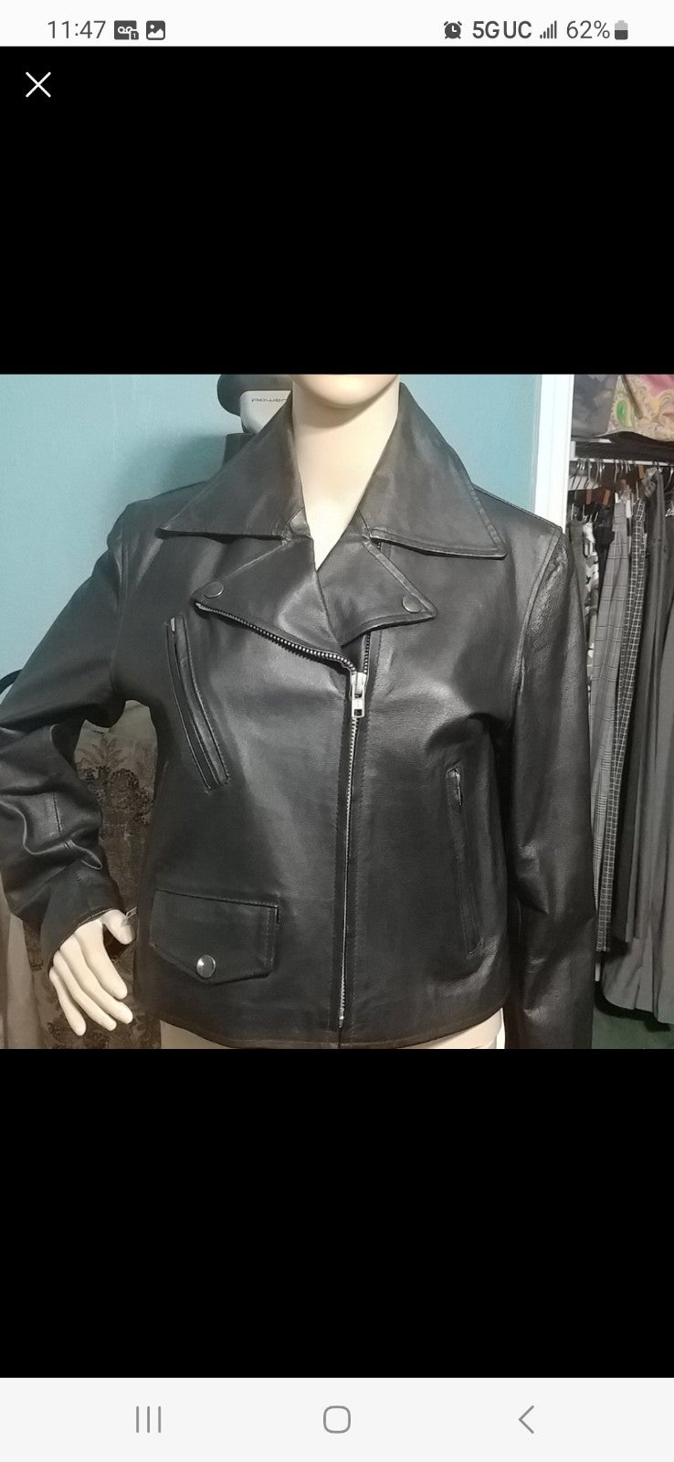 Leather Hurley Moto Jacket
