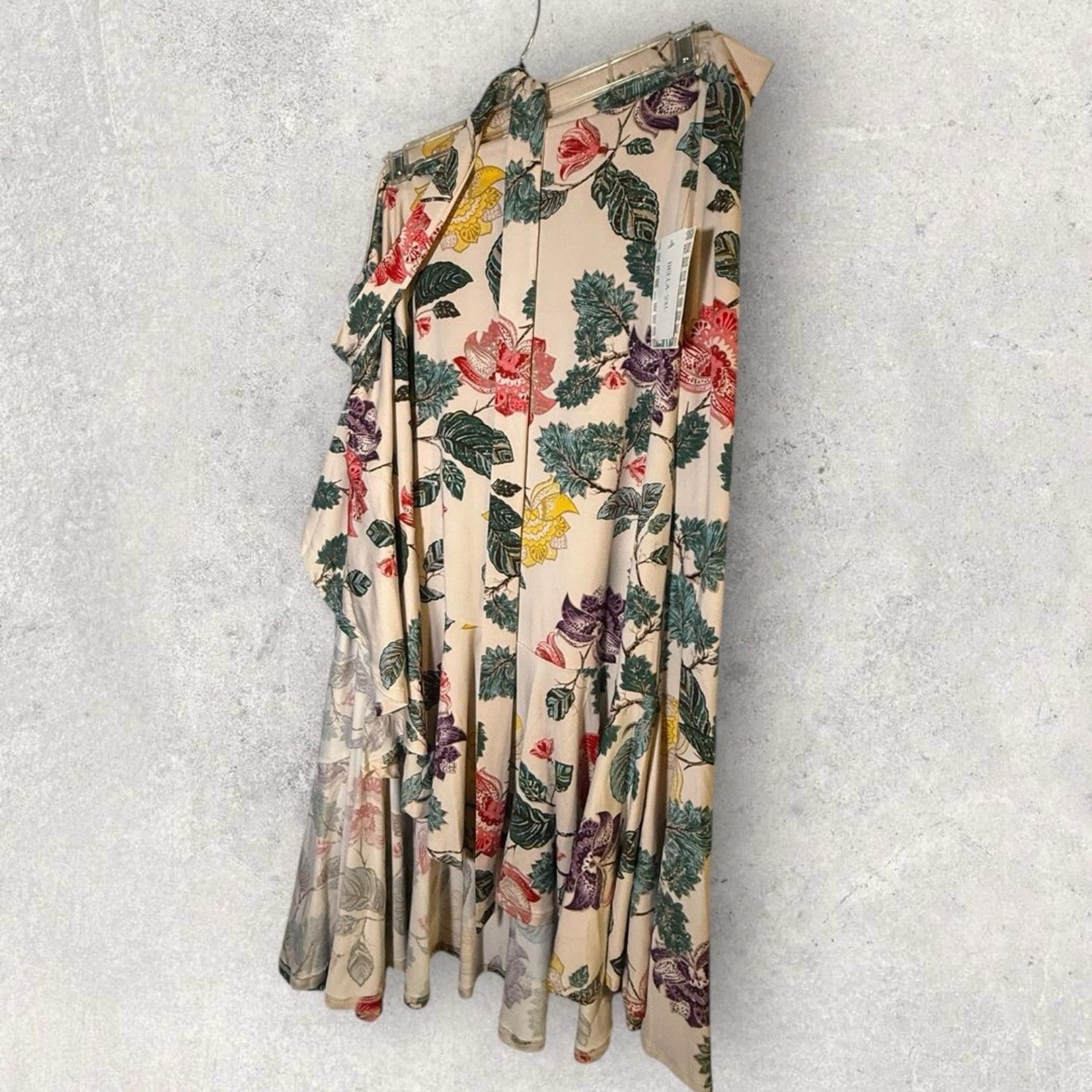 Lularoe Bella Wrap Skirt 2XL NWT Floral Ruffle Casual Skirt