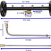 16 Inches 4000 PSI 2in1 Underbody and Water Broom Pressure Washer Cleaner