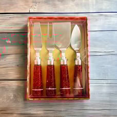 NIB Cheese Cutters Stainless Steel Cheese Knives Set of 4 Cheese Knife Spreaders