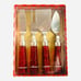 NIB Cheese Cutters Stainless Steel Cheese Knives Set of 4 Cheese Knife Spreaders