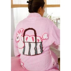 Canyon Group Doggy Bag Chenille Robe, Size XS/S