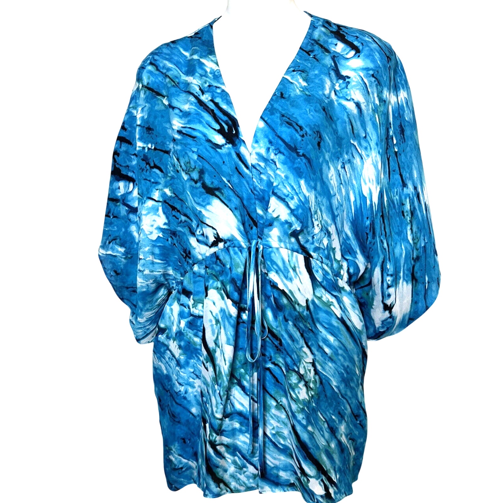 Alice + Olivia Silk Kimono Tunic Top ~ XS