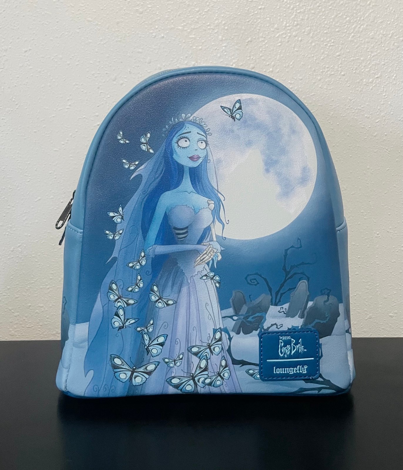 Loungefly Corpse Bride Emily Butterflies Glow-In-The-Dark Mini Backpack