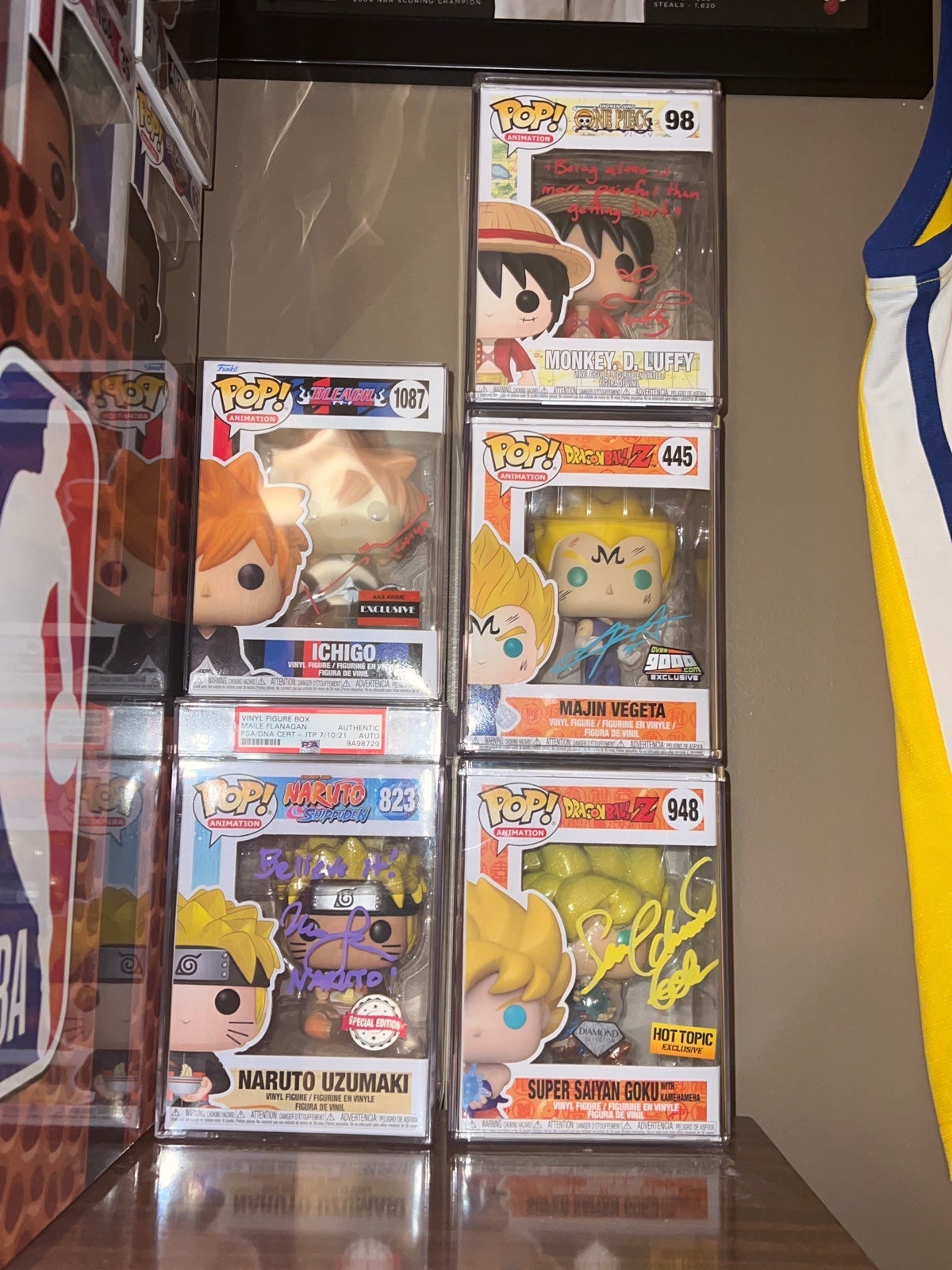 signed Funko pop