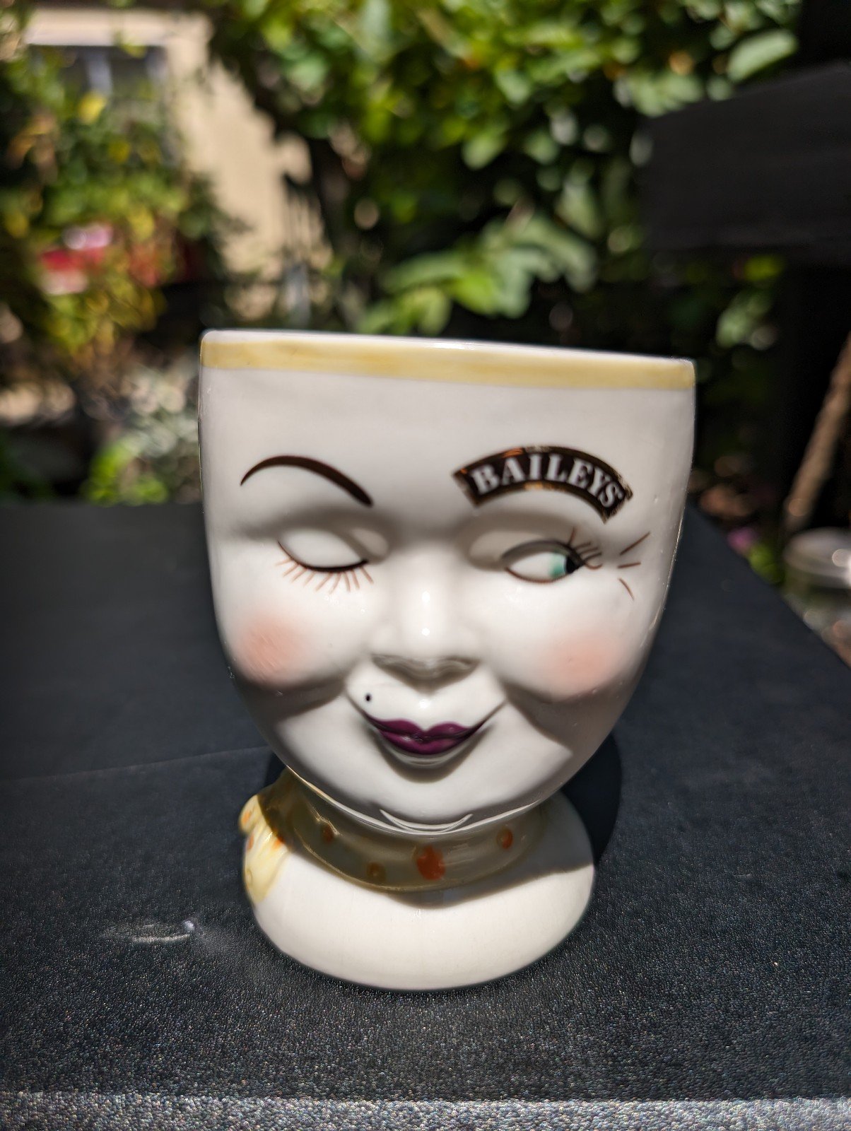 Bailey's cream mugs winking lady