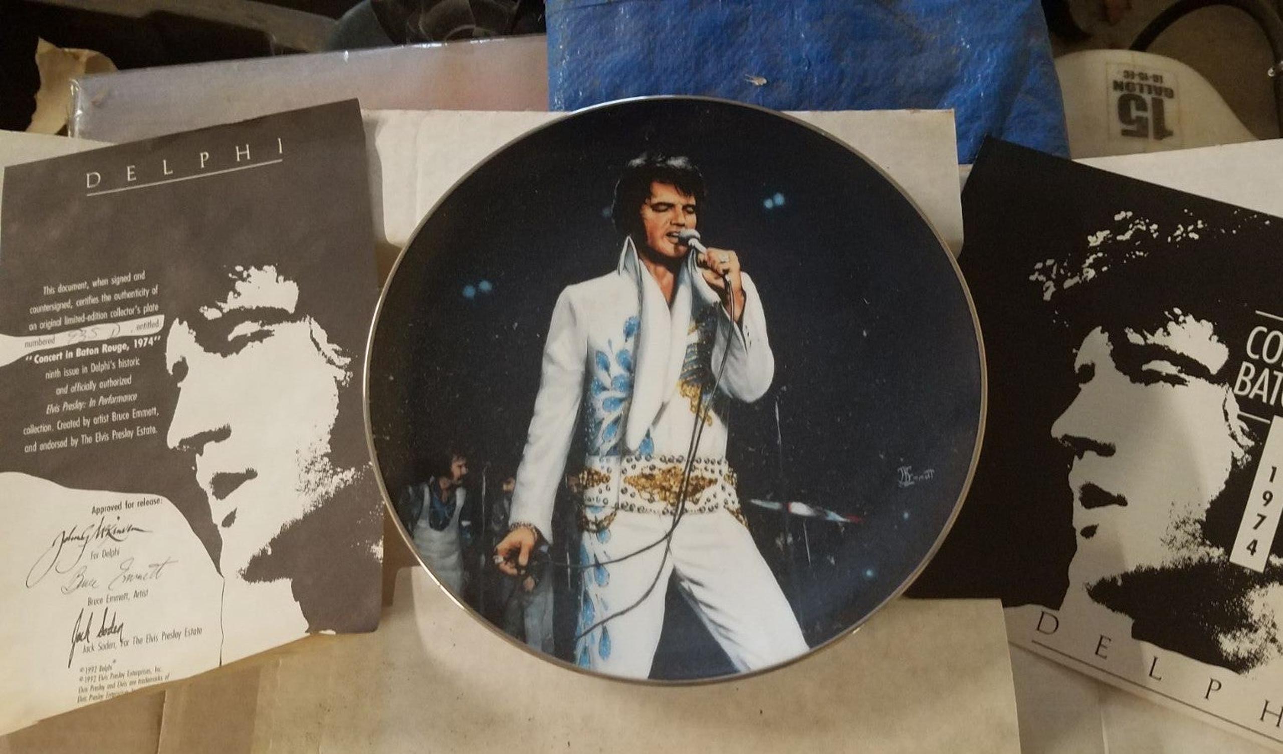 Elvis Presley Collector Plate