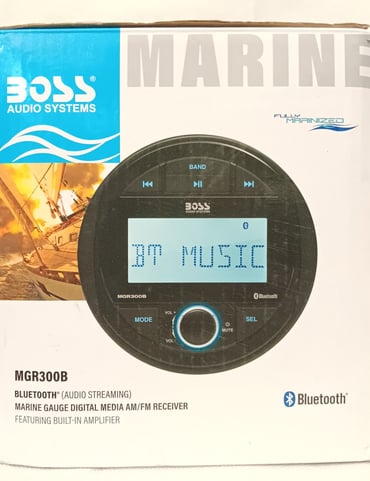 Boss Audio MGR300B Marine Stereo AM/FM/BT/USB