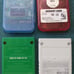 (4PCS) Sony PlayStation memory cards Tested and Working