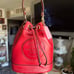 Coach Dempsey Bucket Bag 15 With Coach Patch And Heart Charm