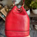 Coach Dempsey Bucket Bag 15 With Coach Patch And Heart Charm