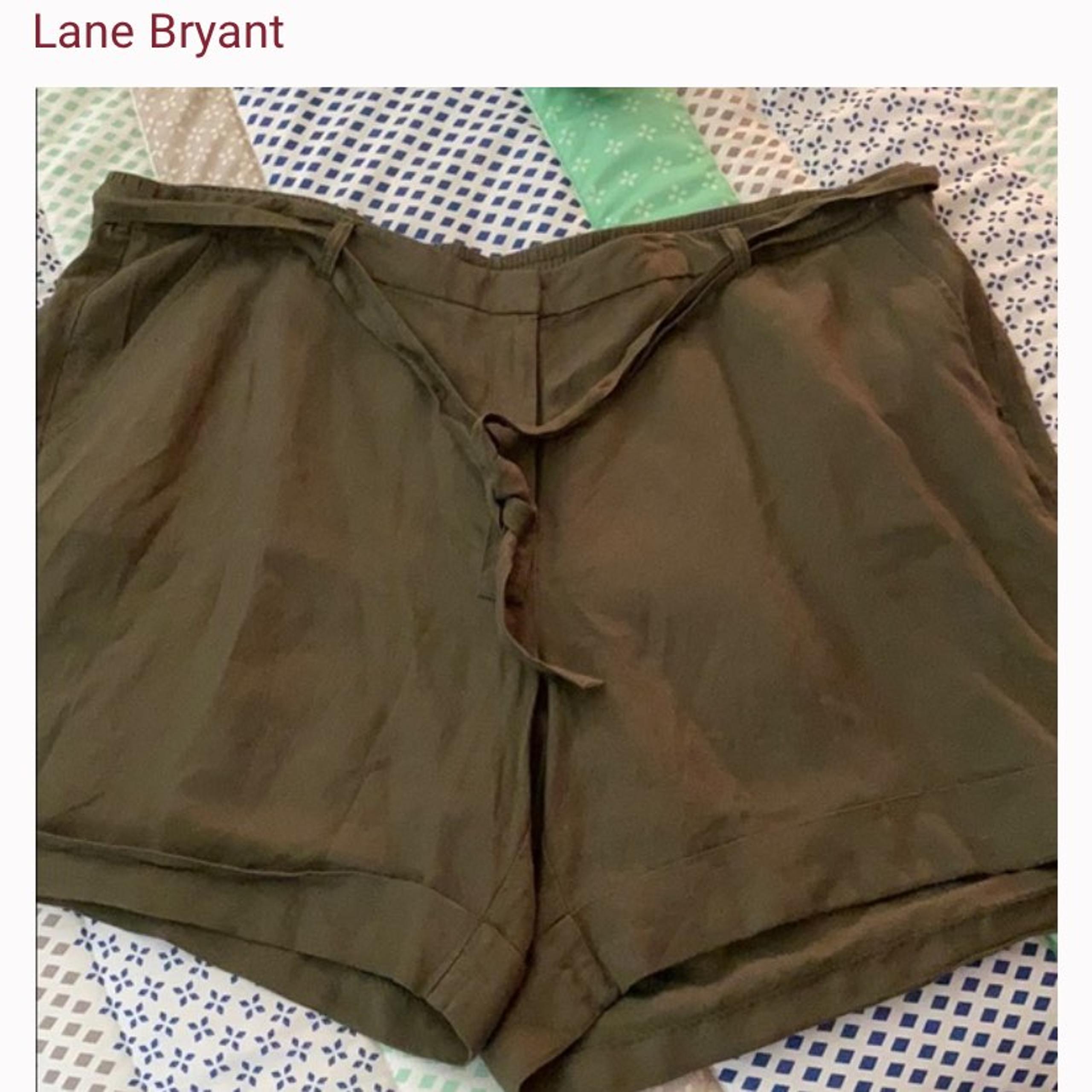 Lane Bryant linen blend shorts-26-28