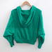 PILCRO By ANTHROPOLOGIE Fabric Mix Hoodie Sweatshirt Oversized Size Small