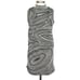 By ANTHROPOLOGIE Metallic Sleeveless Mock-Neck Sweater Mini Dress XL Petite