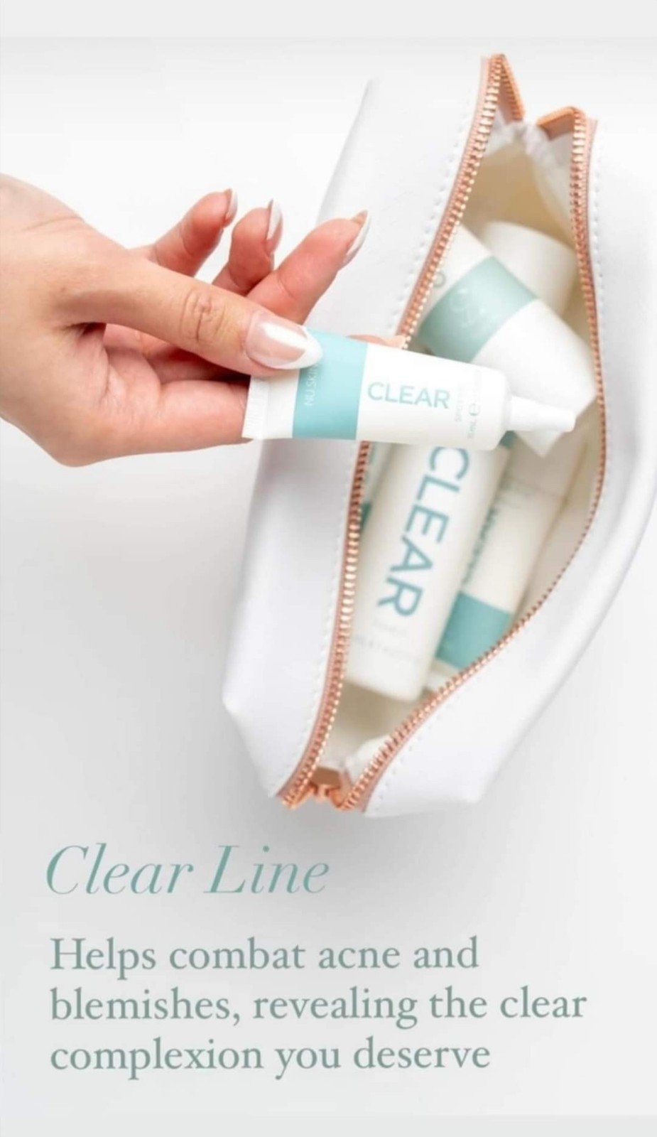Clear skin care line