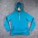 Grundens Womens Jacket Large Blue Maris Hoodie Thumbholes Fishing Outdoor