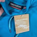 Grundens Womens Jacket Large Blue Maris Hoodie Thumbholes Fishing Outdoor