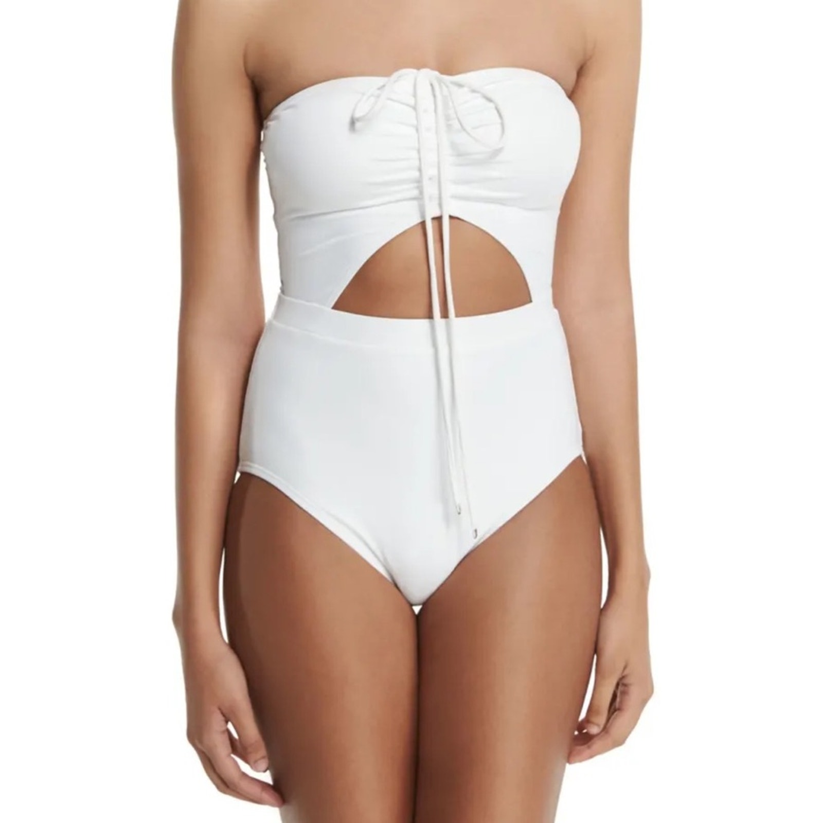 michael kors white swimsuit