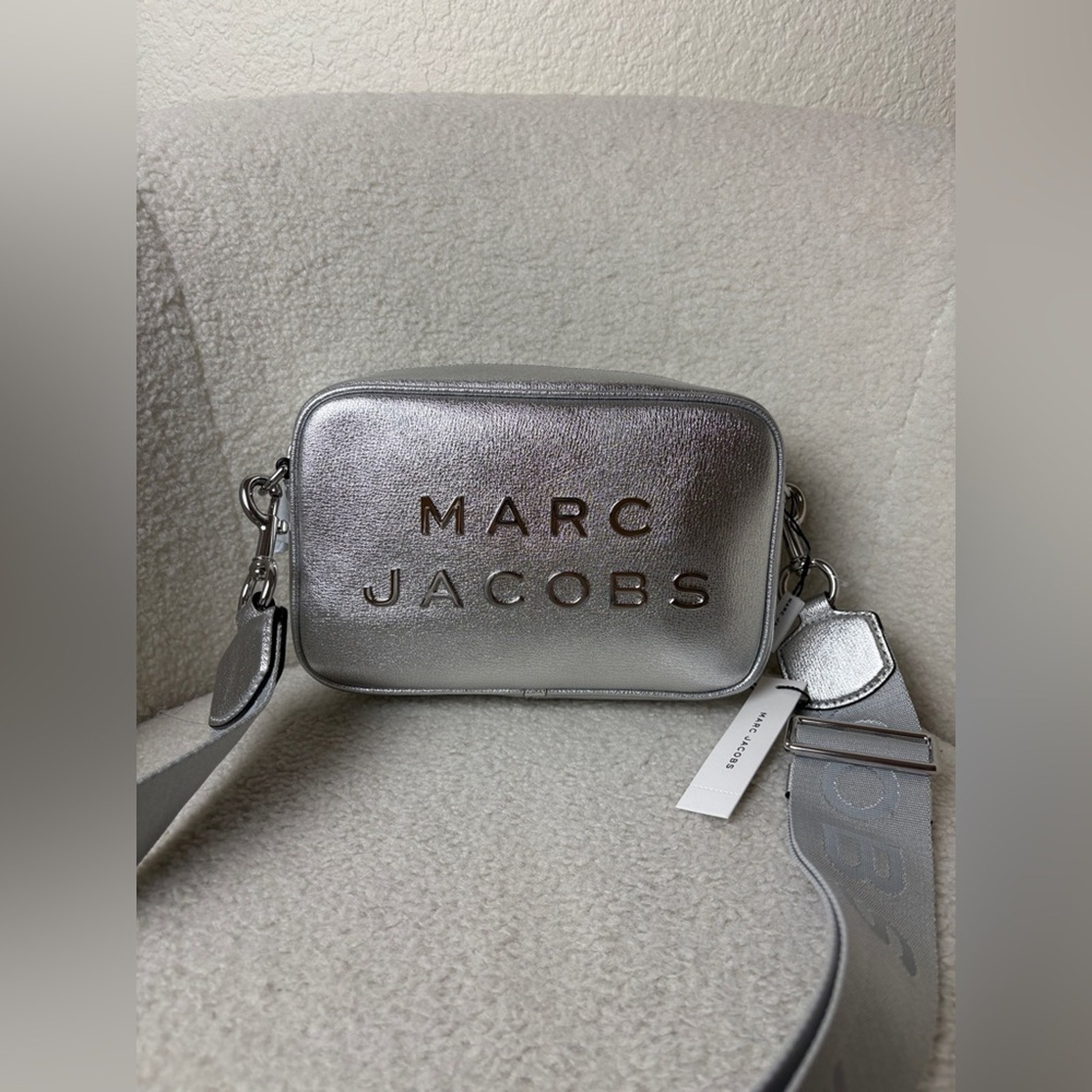 Marc Jacobs Silver Crossbody Bag