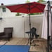 9 Feet Patio LED Solar Umbrella with Crank L2