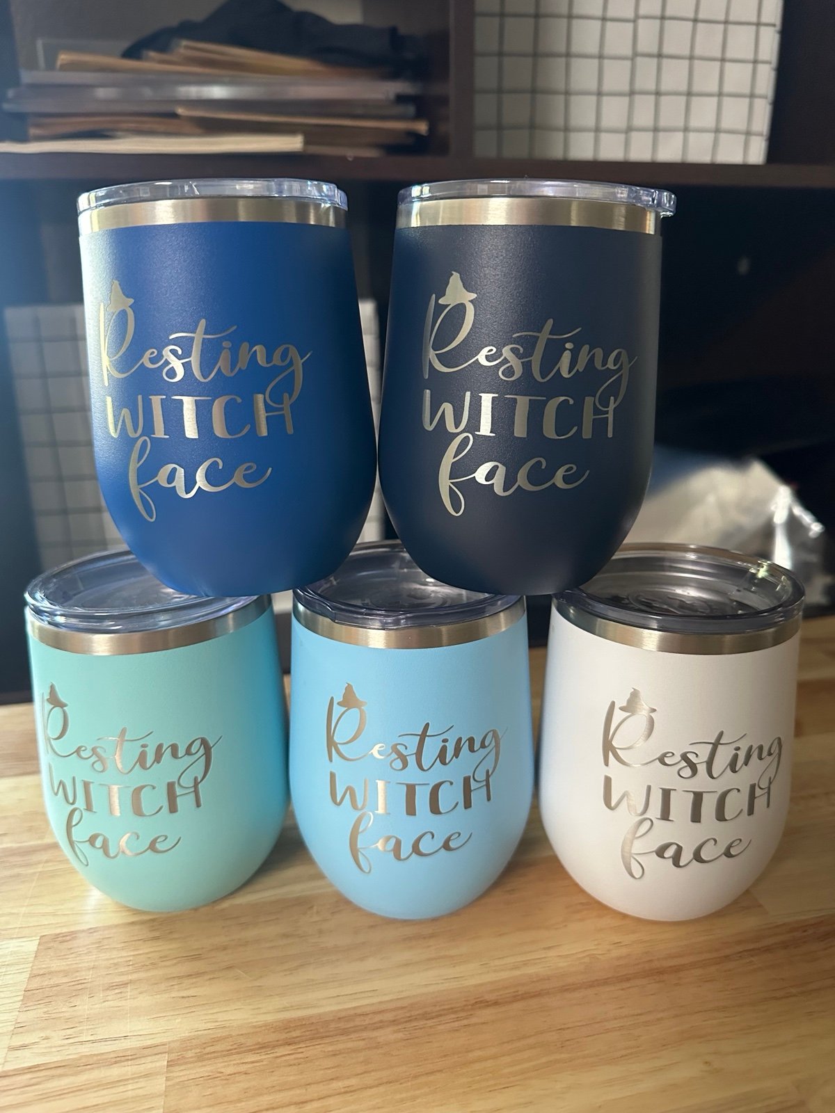 stemless wine tumblers