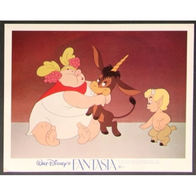 Walt Disney's Fantasia (1980 re-release) Original Lobby Card Poster 11x14